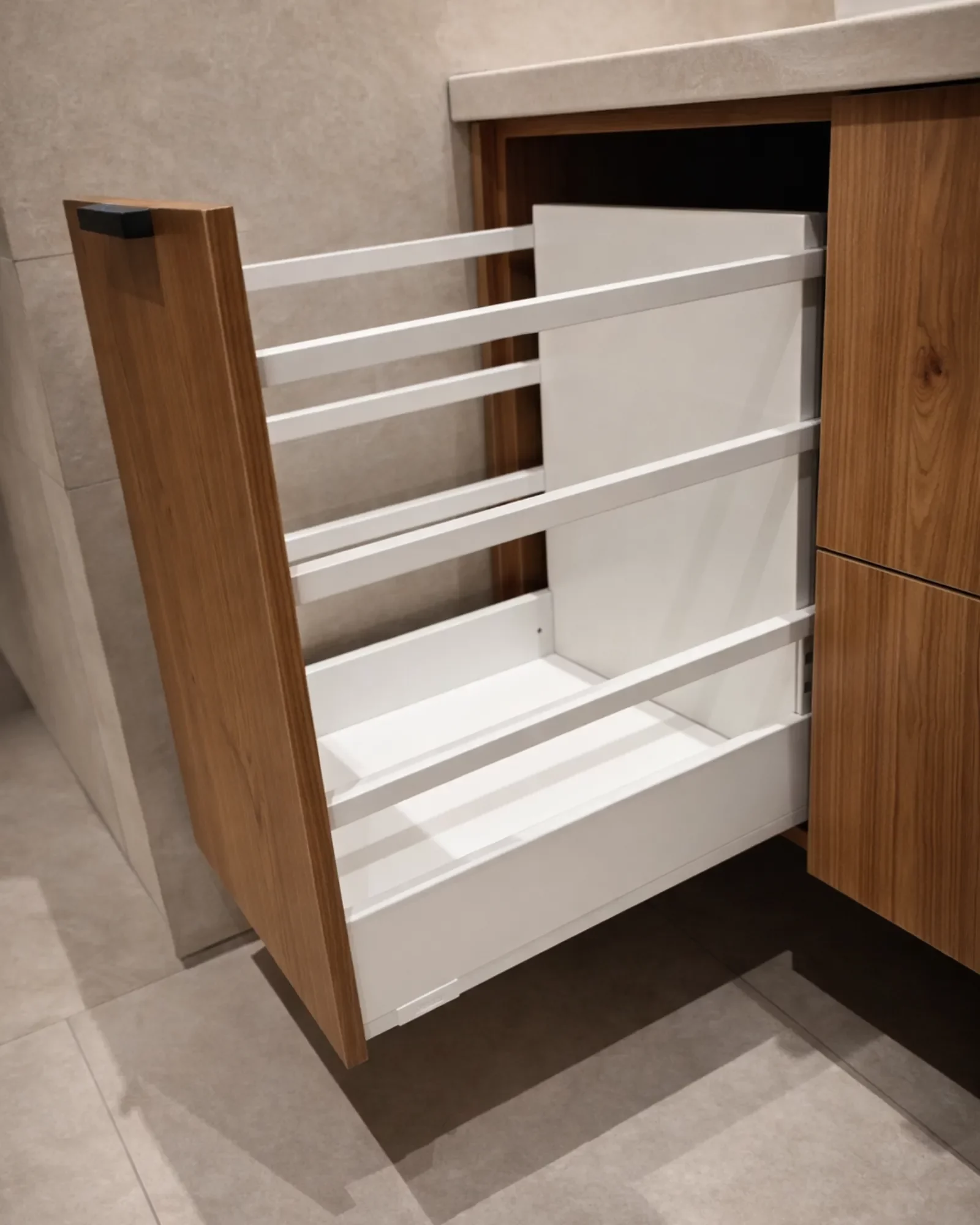 lazienka detal szafka umywalka led